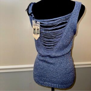 ❌SOLD❌Banjara brand shimmery knit top/vest in beautiful shade of deep purple